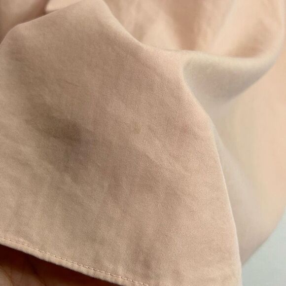 Eileen Fisher Light Pink Short Sleeve Tencel Popover Top Size Small - Picture 6 of 13